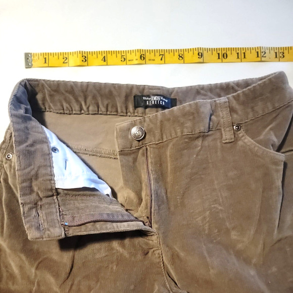 BMoss Clothing Company Pants Womens Corduroy Stretch sz 4 Brown - Picture 11 of 11